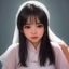音乐编辑王晴的头像，扎马尾的年轻女性，音乐爱好者形象